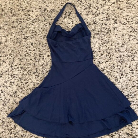 Brand New never worn Shien blue Halter dress blue classic fashion size 0 - Picture 2 of 3